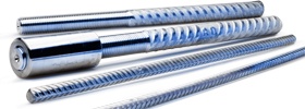 <p>40mm round ribbed steel</p>